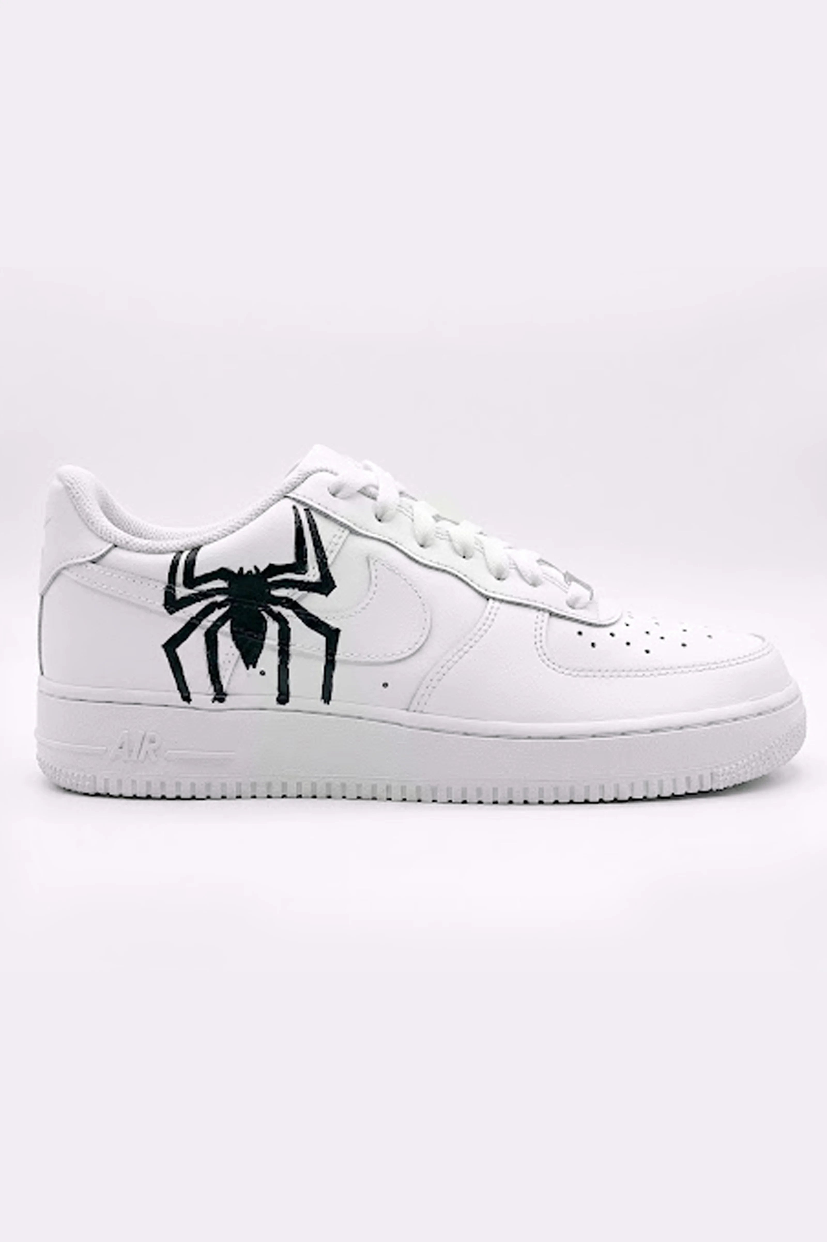 Spiderman Web Hand-Painted Sneakers