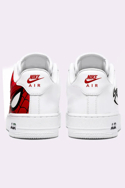 Spiderman Web Hand-Painted Sneakers