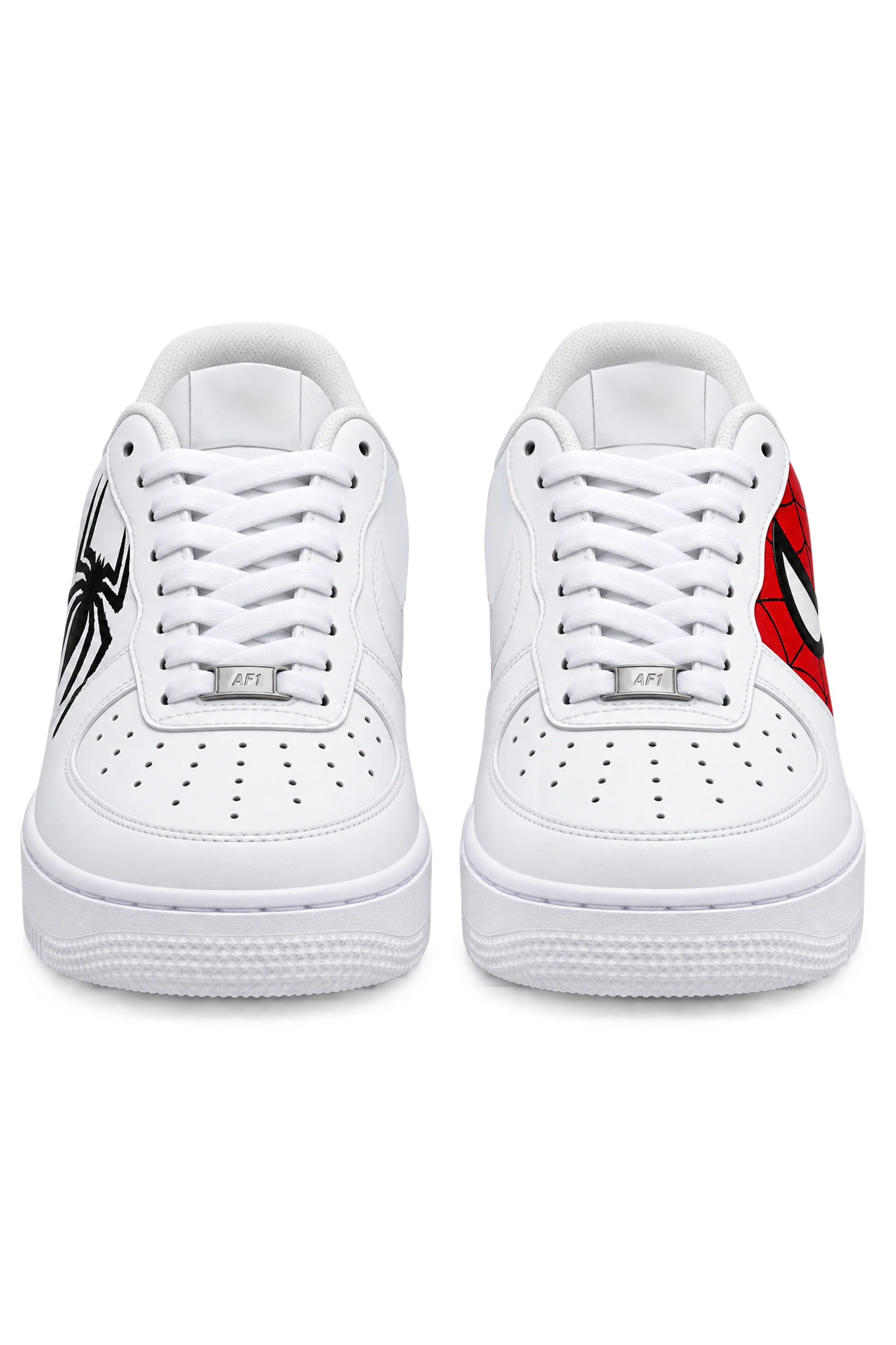 Spiderman Web Hand-Painted Sneakers