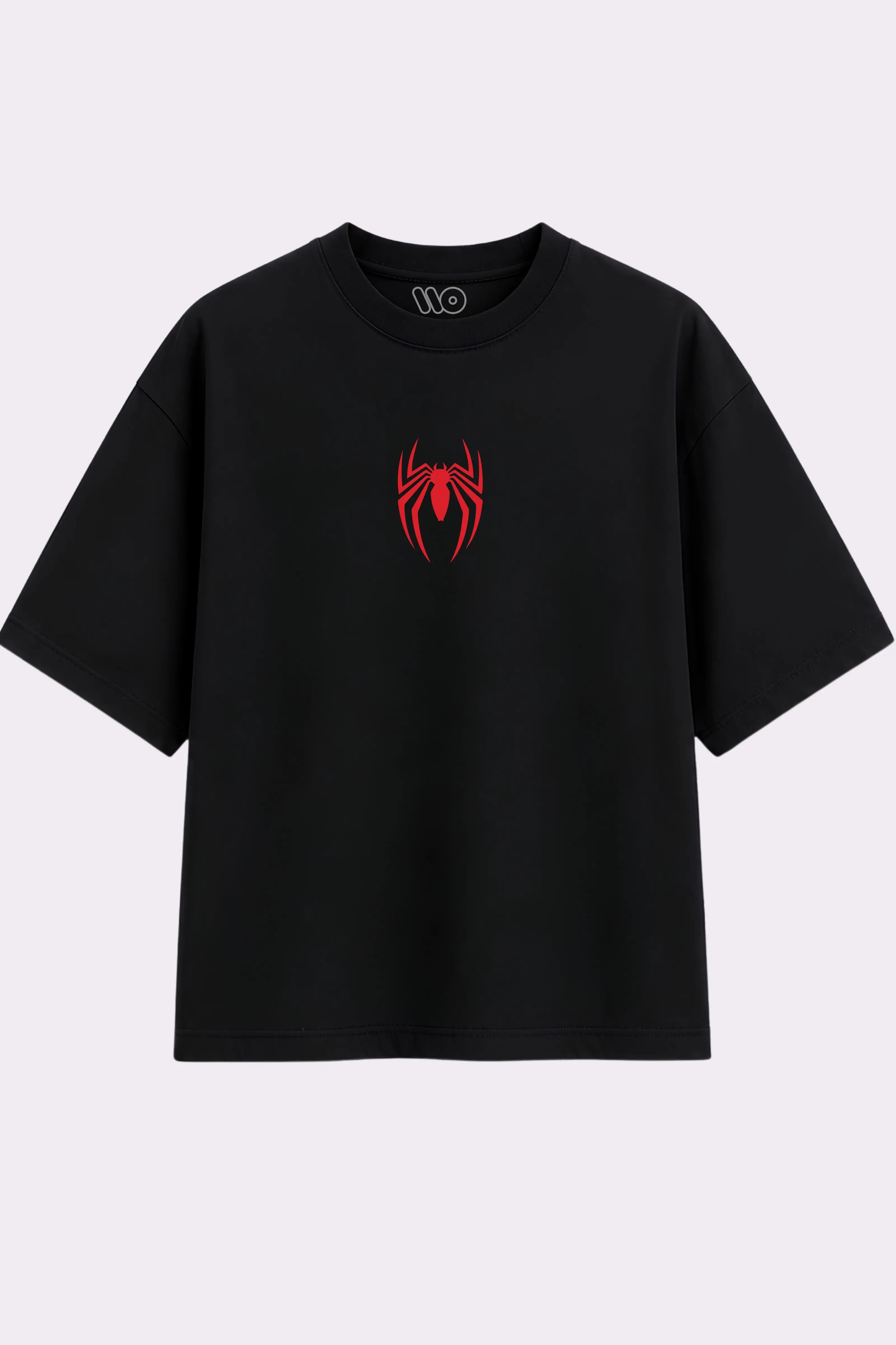 Spider-Man Black Oversized T-Shirt