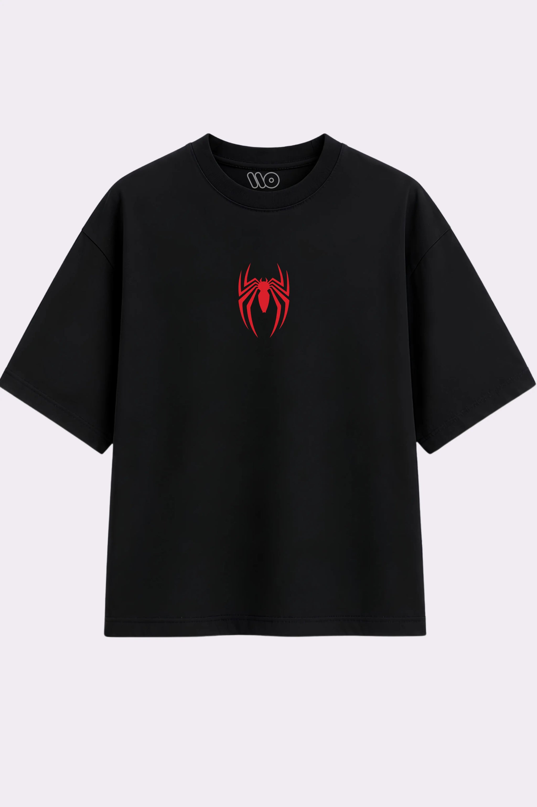 Spider-Man Black Oversized T-Shirt