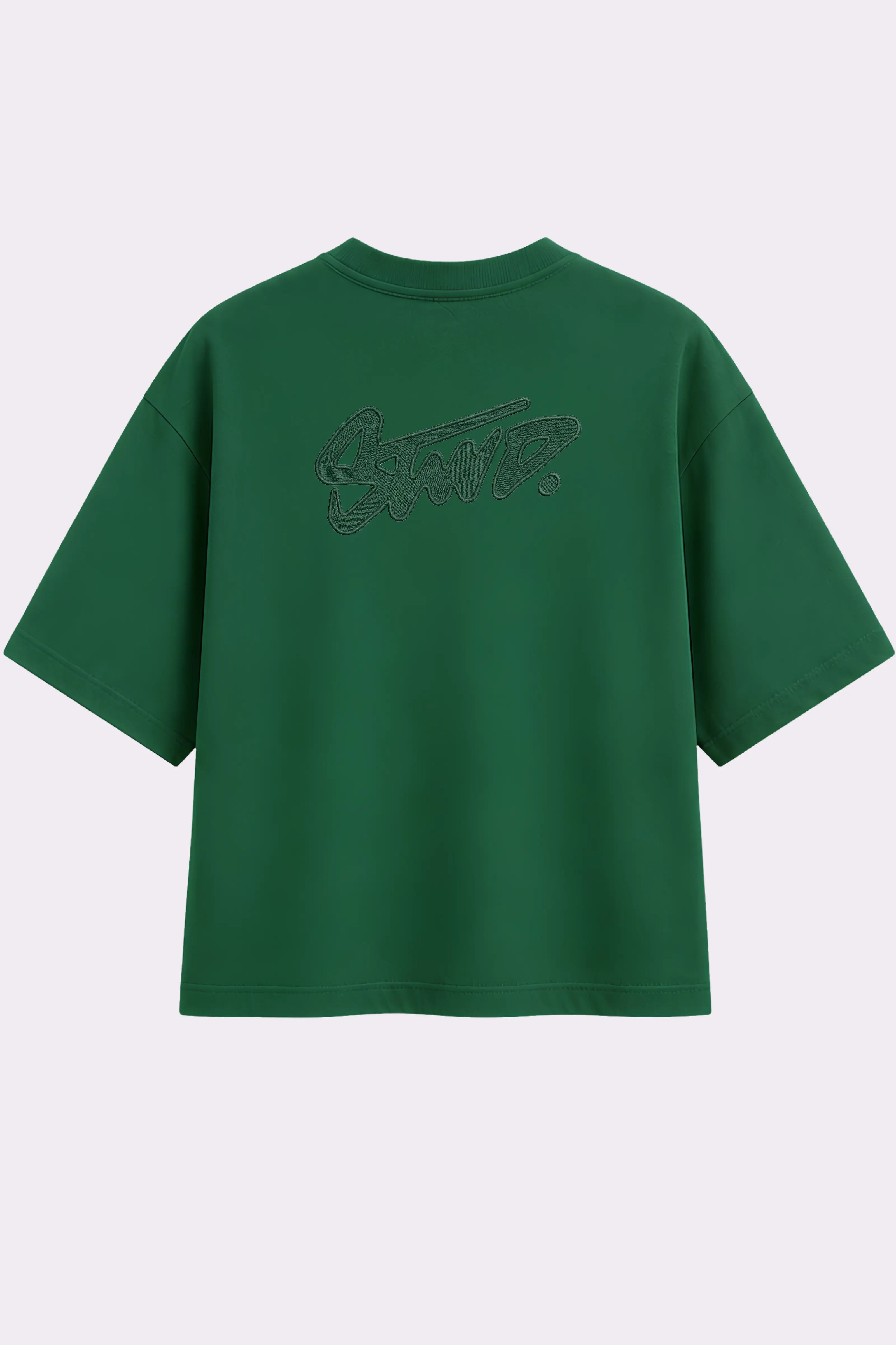 Emerald Green Signature Embroidered T-Shirt