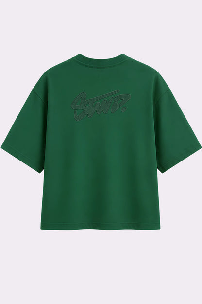 Emerald Green Signature Embroidered T-Shirt