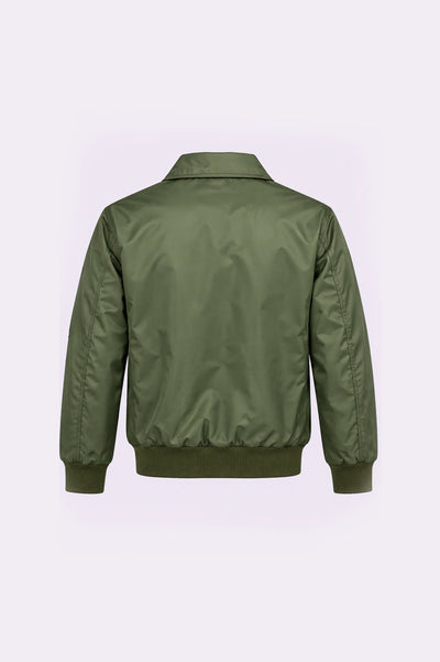 Green Military Aviator Bomber Jacket