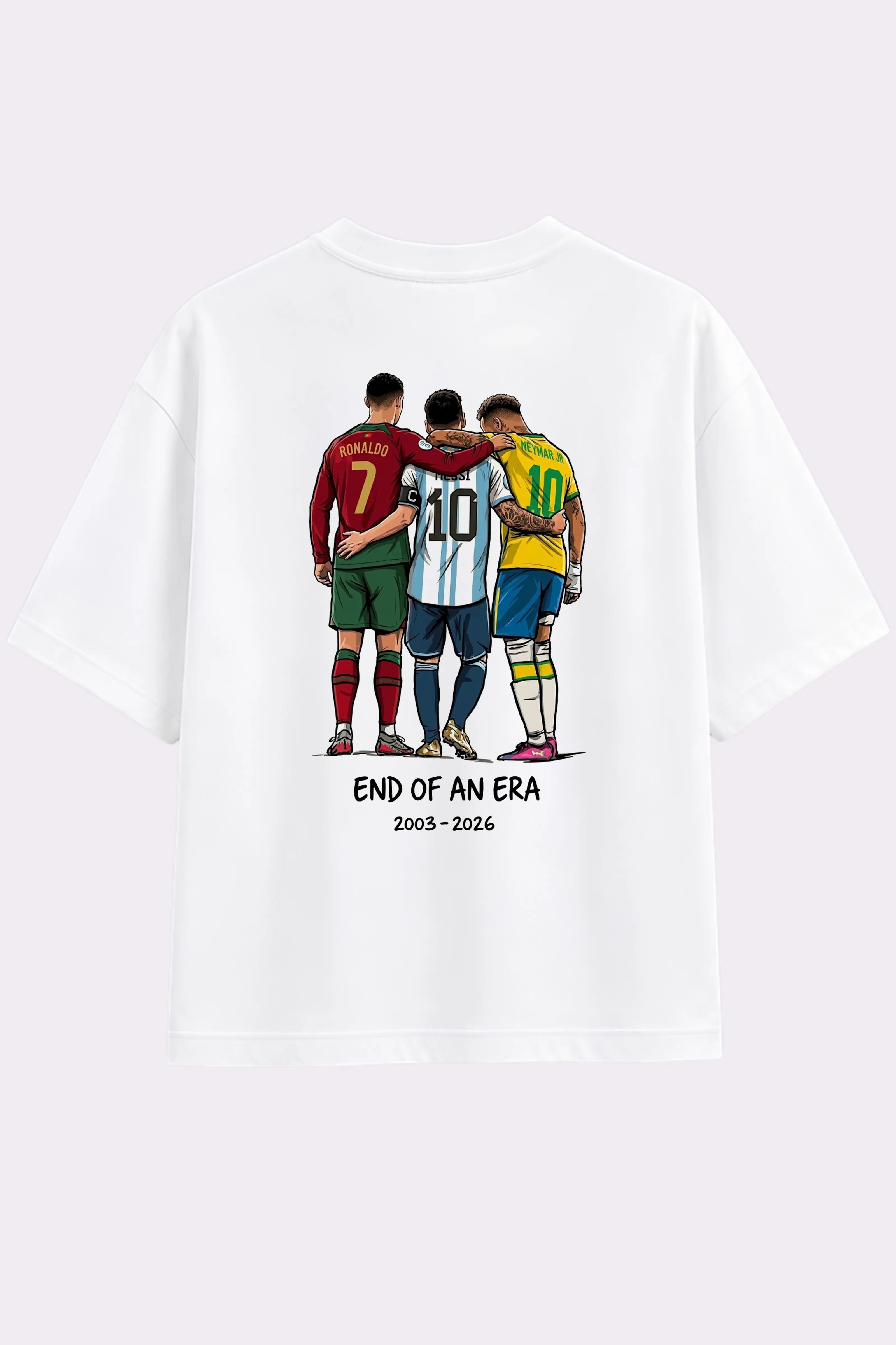 End of an Era Graphic White T-Shirt