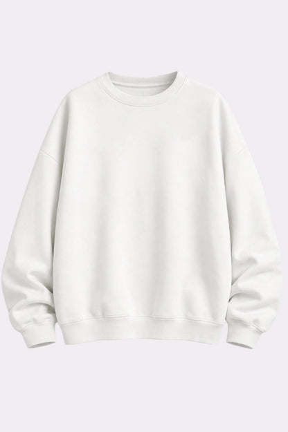 Wearable Outfit Printed White Sweatshirt