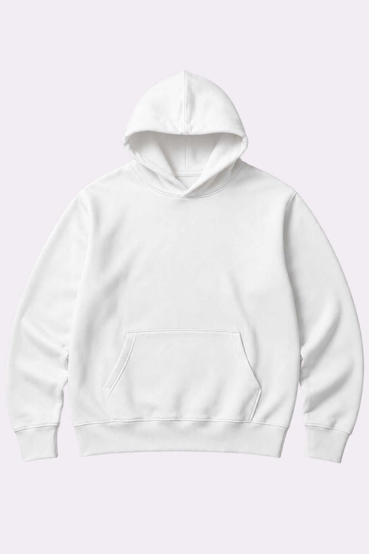 Grumpy Face White Teen Hoodie