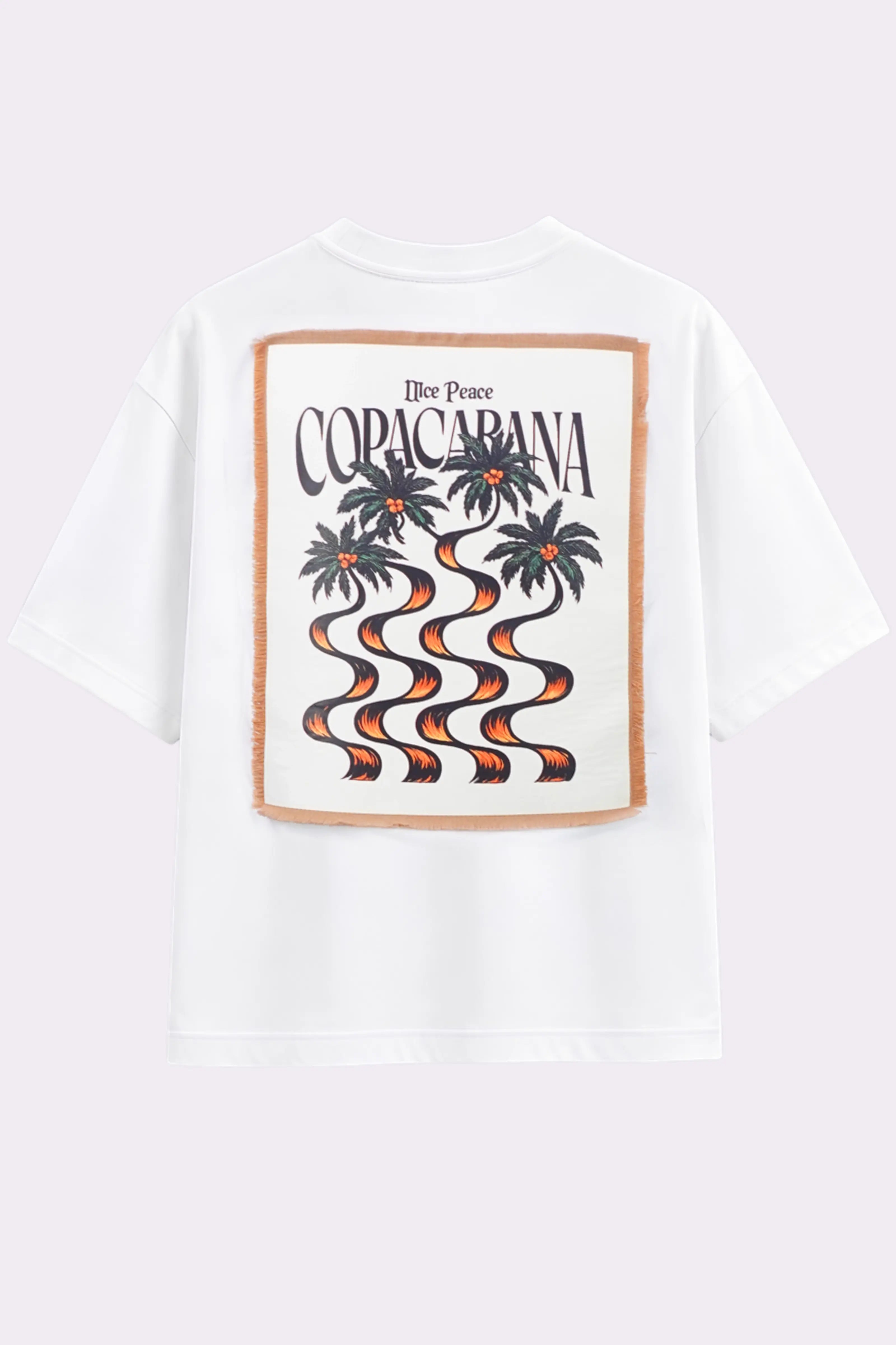 Copacabana White Oversized T-Shirt