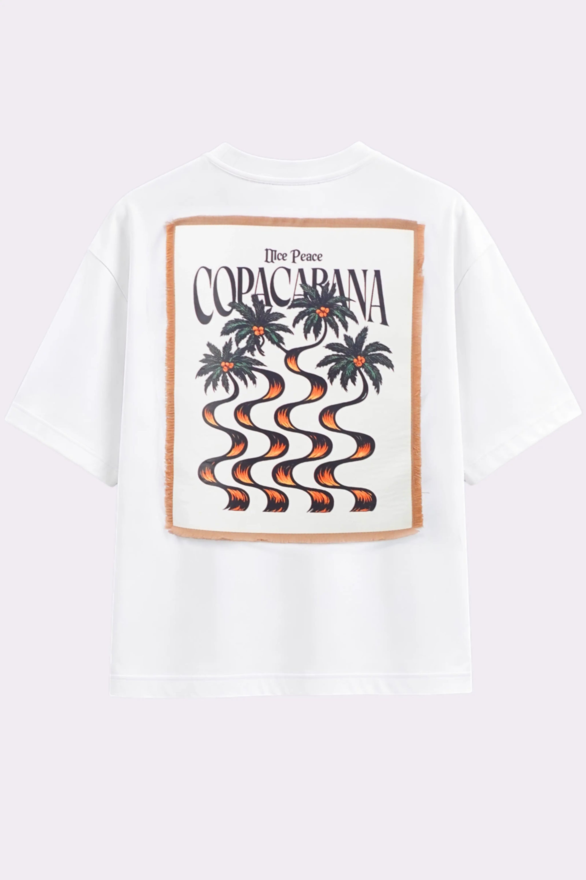 Copacabana White Oversized T-Shirt