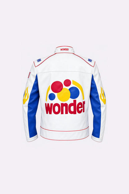Wonder Racing Faux Leather Jacket