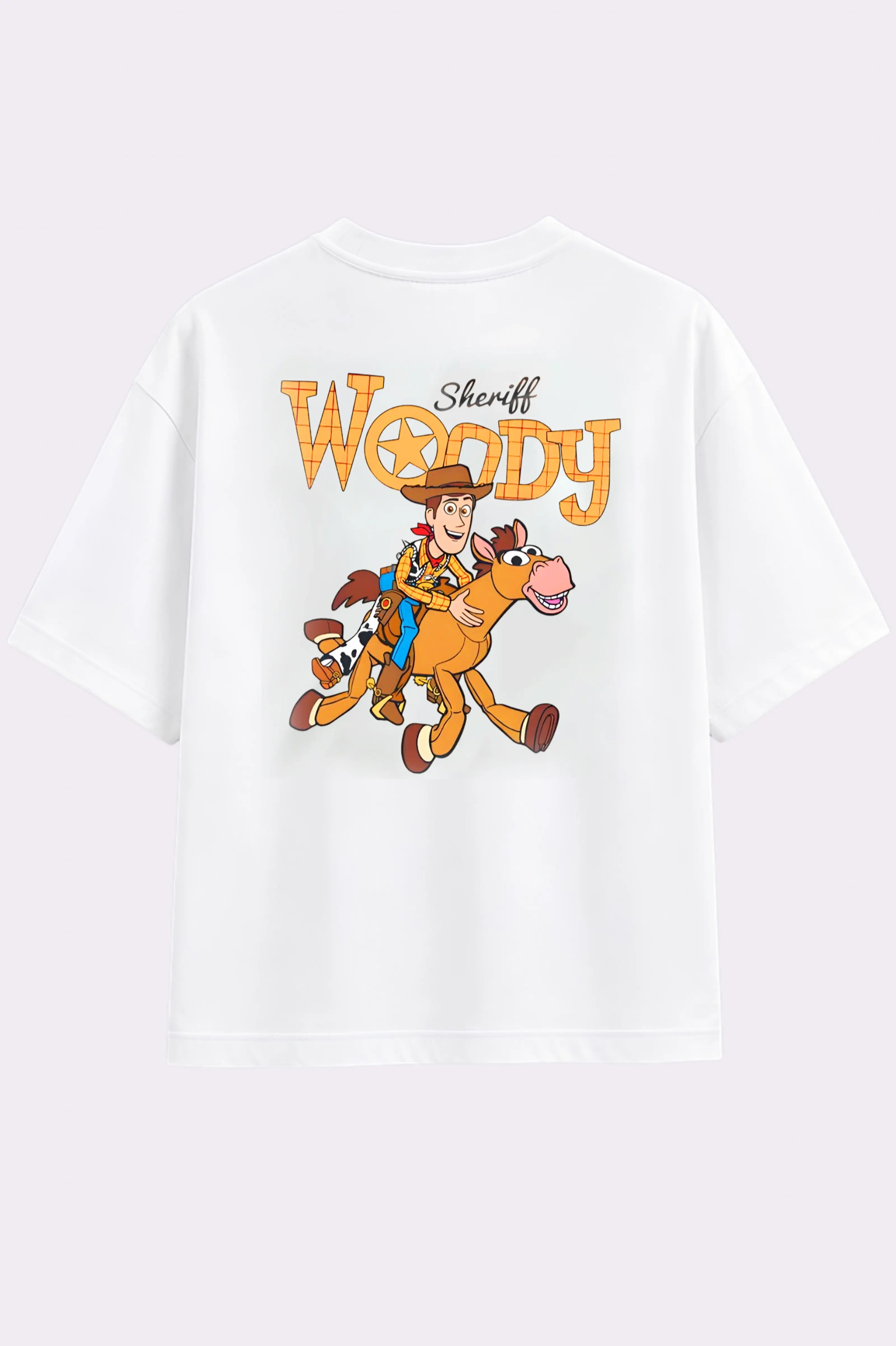 Sheriff Woody Graphic White T-Shirt