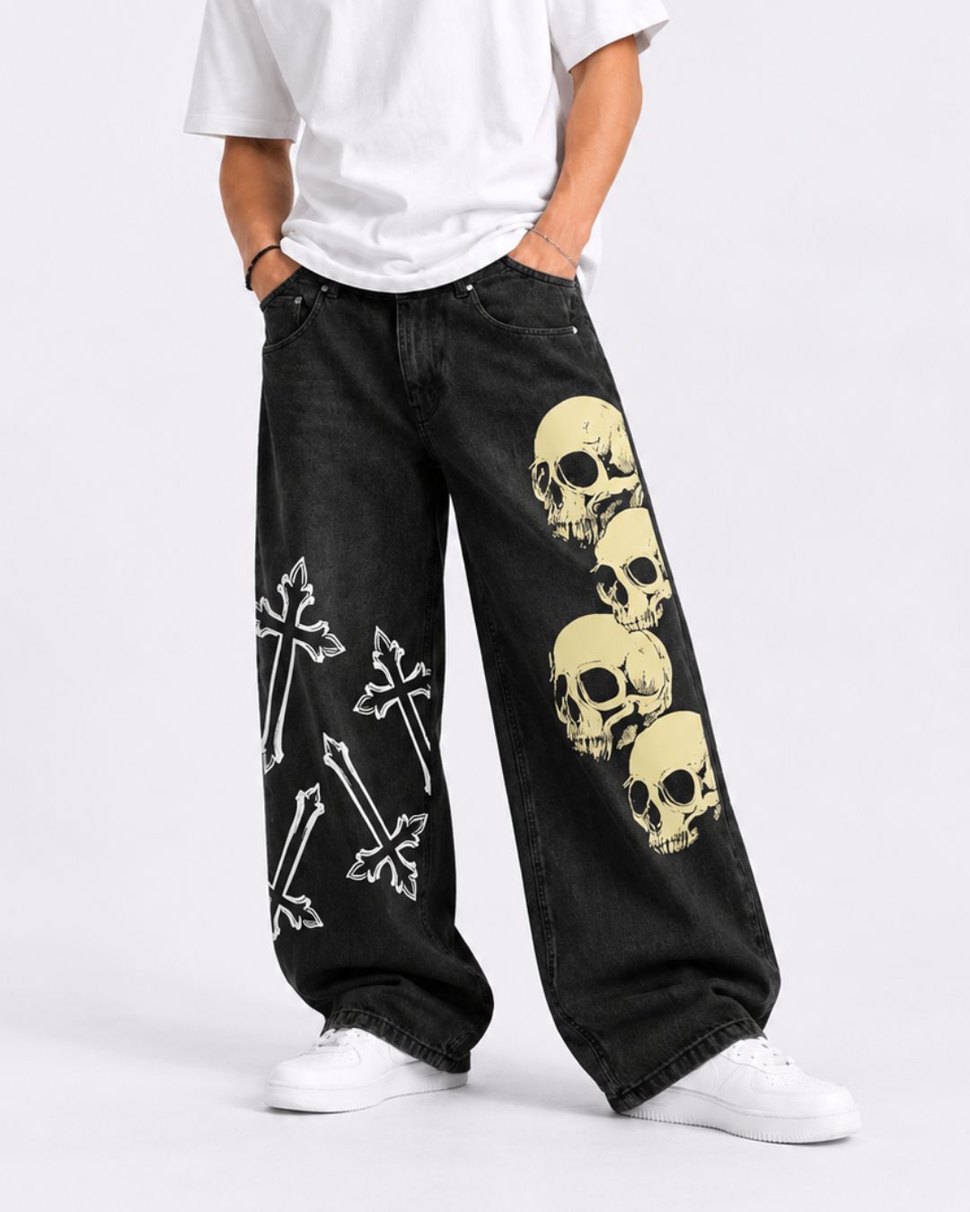 Skull Oversized baggy Streetwear