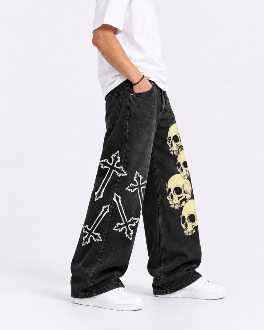 Skull Oversized baggy Streetwear