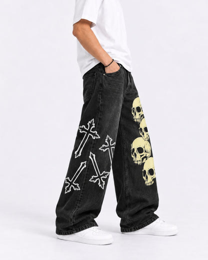 Skull Oversized baggy Streetwear