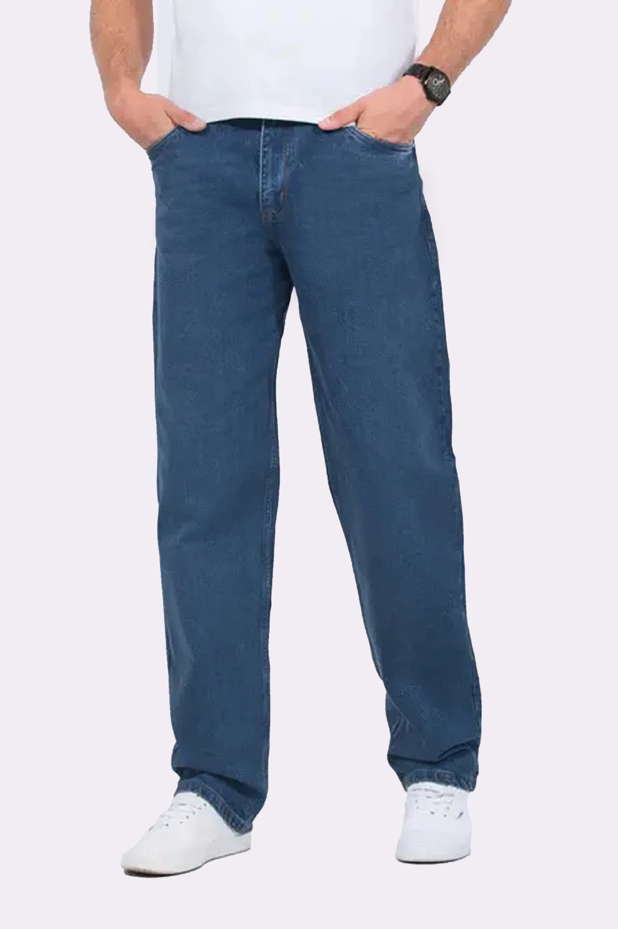 Blue Baggy fit Denim Jeans