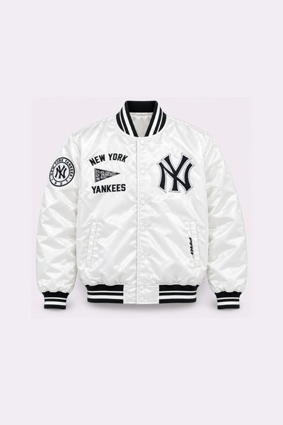 New York Yankees Satin Jacket - front view