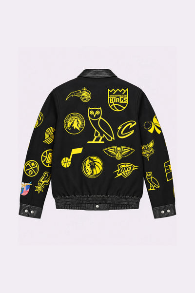 OVO Black Varsity Jacket